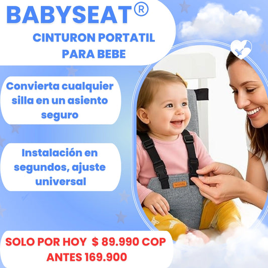 BABYSEAT® CINTURON PORTATIL PARA BEBE